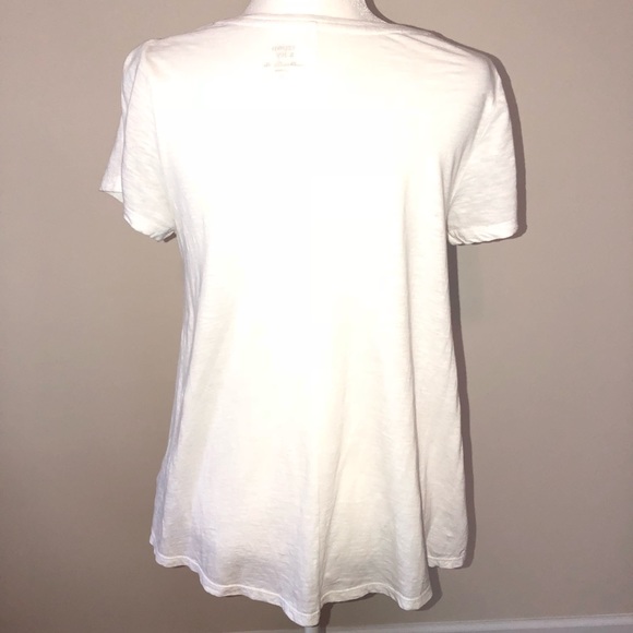 Crown &Ivy white  T-shirt with print - Picture 2 of 6